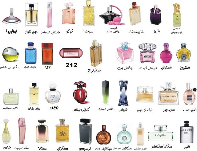 انواع روائح العطور