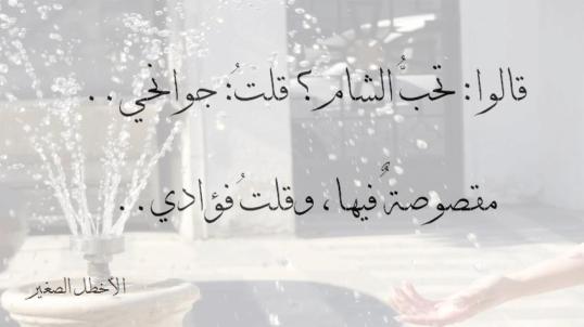 شعر عن الشام 11675