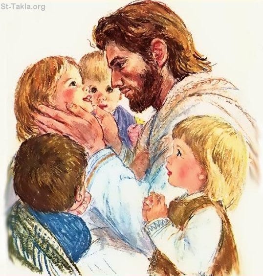 اساسيات التربية Www St Takla Org Jesus With Children 22