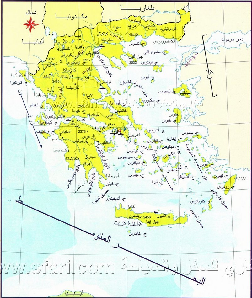 خريطة اليونان 15242 1