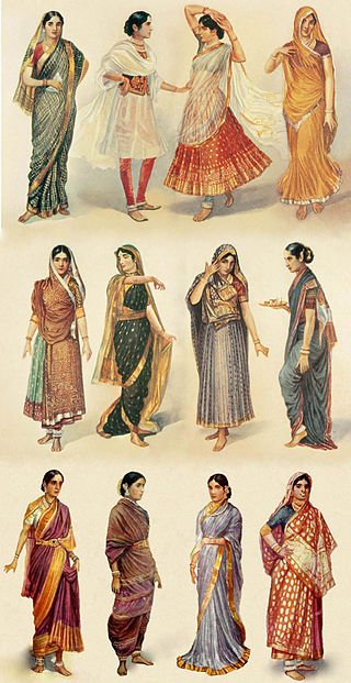 الساري الهندي 320Px Styles Of Sari